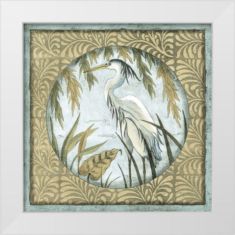 Small Quiet Elegance II White Modern Wood Framed Art Print by Slocum, Nancy