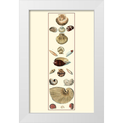 UA Sm Studies Sym I (P) White Modern Wood Framed Art Print by Vision Studio