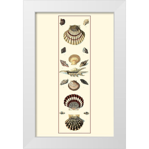 UA Sm Studies Sym II (P) White Modern Wood Framed Art Print by Vision Studio