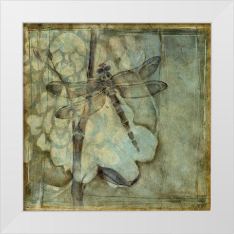 Small Ethereal Wings III White Modern Wood Framed Art Print by Goldberger, Jennifer