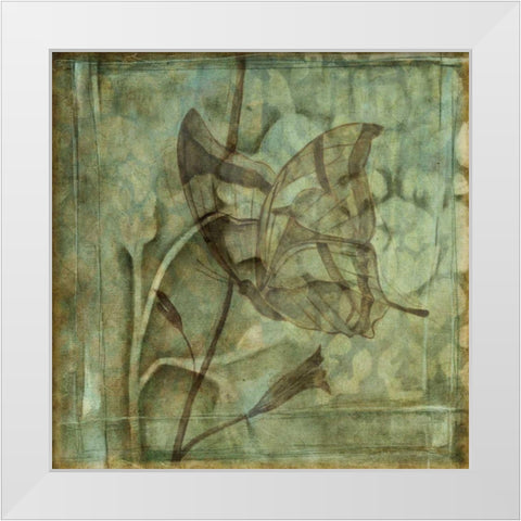 Small Ethereal Wings V White Modern Wood Framed Art Print by Goldberger, Jennifer