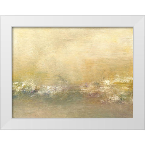Morning II White Modern Wood Framed Art Print by Gordon, Sharon