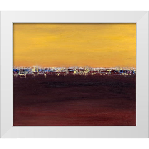 Harbor Light II White Modern Wood Framed Art Print by Gordon, Sharon