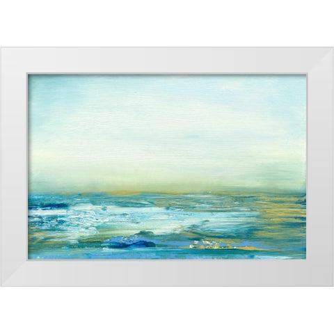 Sojourn IV White Modern Wood Framed Art Print by Gordon, Sharon