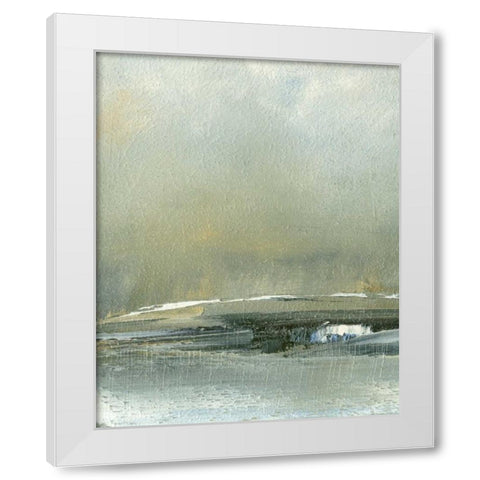 Wander III White Modern Wood Framed Art Print by Gordon, Sharon