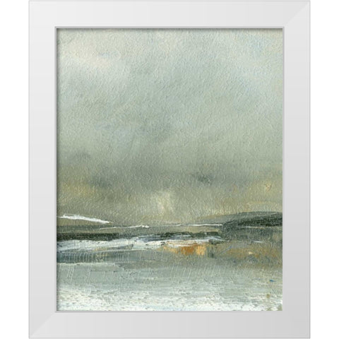 Wander IV White Modern Wood Framed Art Print by Gordon, Sharon