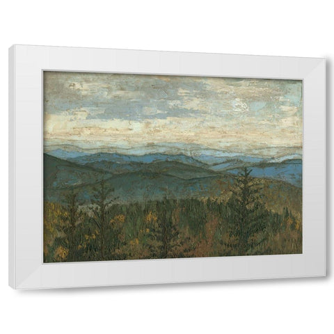Blue Ridge View II White Modern Wood Framed Art Print by Meagher, Megan