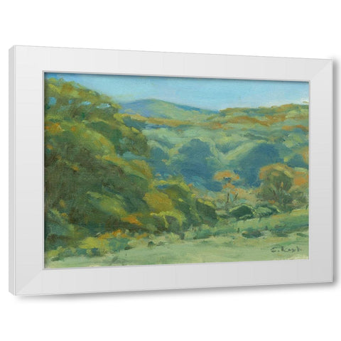 View of Greylock White Modern Wood Framed Art Print by Calcasola, Stephen