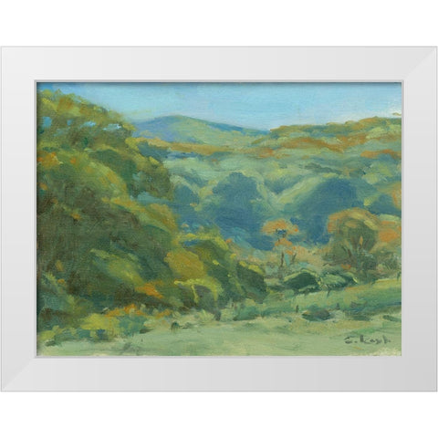 View of Greylock White Modern Wood Framed Art Print by Calcasola, Stephen