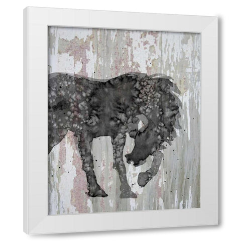 Unbridled I White Modern Wood Framed Art Print by Ludwig, Alicia