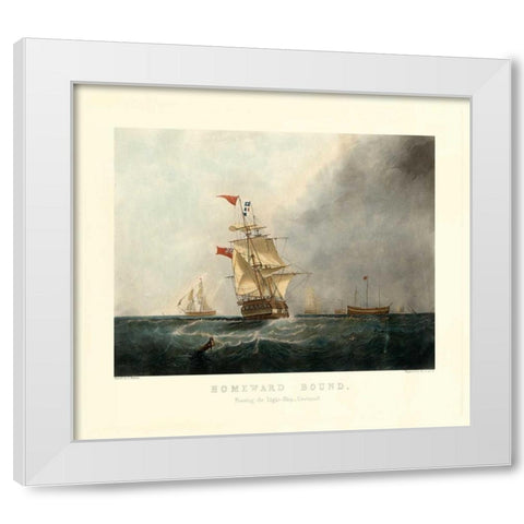 Homeward Bound White Modern Wood Framed Art Print by Walters, S.