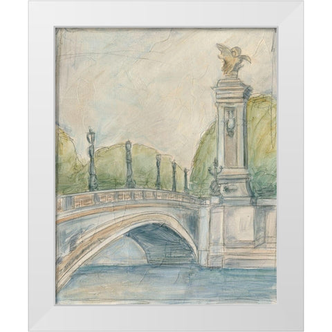 View of Paris V White Modern Wood Framed Art Print by Harper, Ethan