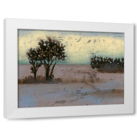 Rustic Meadow I White Modern Wood Framed Art Print by Goldberger, Jennifer