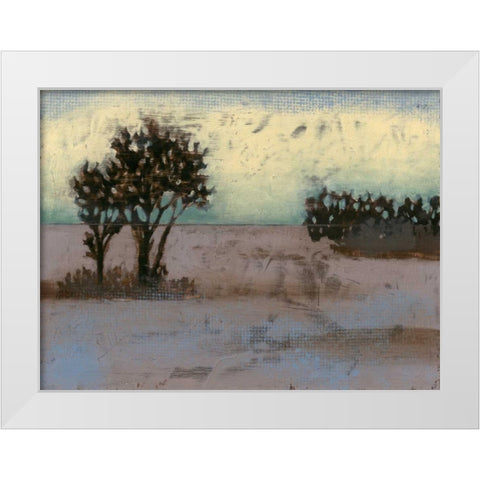 Rustic Meadow I White Modern Wood Framed Art Print by Goldberger, Jennifer