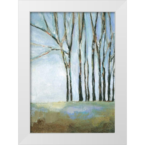 The Day His Heart Returned White Modern Wood Framed Art Print by Long, Christina