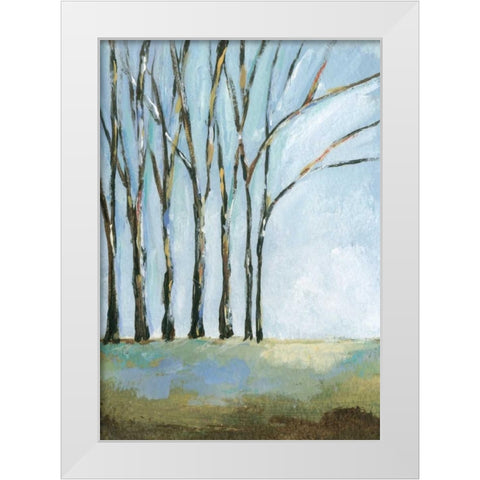 What Love Is White Modern Wood Framed Art Print by Long, Christina