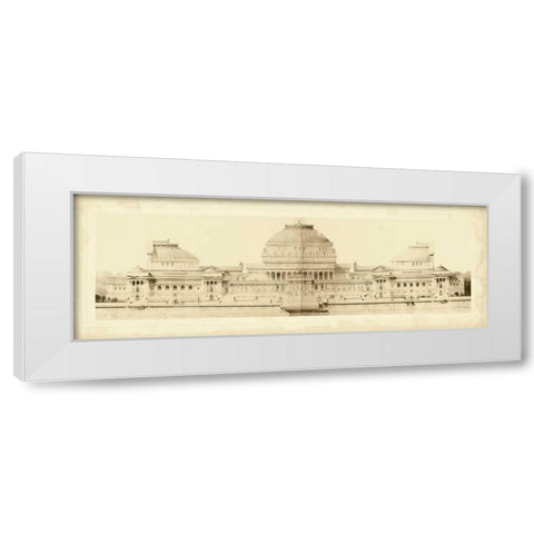 Les Grand Prix de Rome I White Modern Wood Framed Art Print by Le Deley