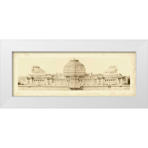 Les Grand Prix de Rome I White Modern Wood Framed Art Print by Le Deley