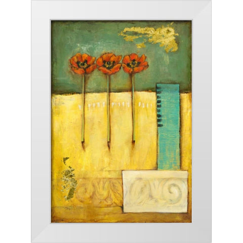 Gwens Dress I on FAP White Modern Wood Framed Art Print by Goldberger, Jennifer