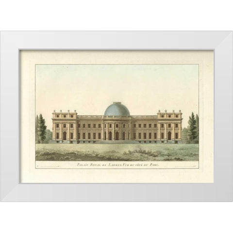 Architectural Rendering III White Modern Wood Framed Art Print by Vision Studio