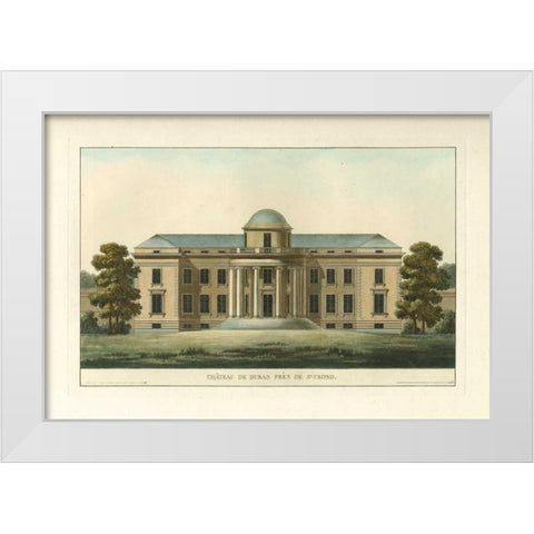 Architectural Rendering VI White Modern Wood Framed Art Print by Vision Studio