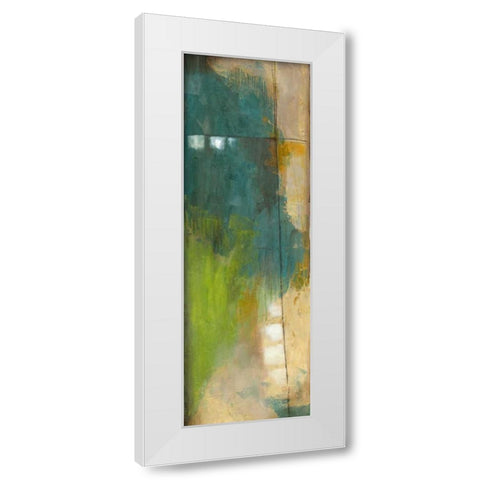 Four Corners VI White Modern Wood Framed Art Print by Goldberger, Jennifer