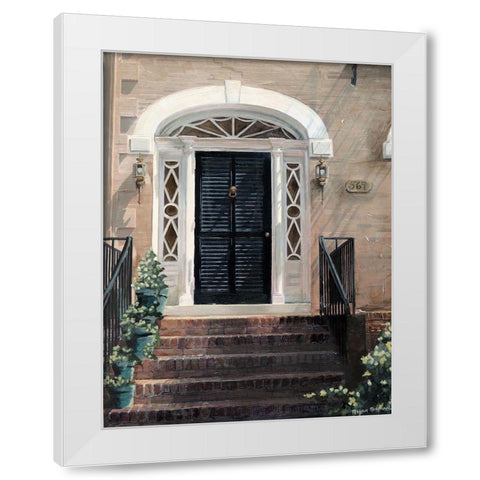 Robinson Street White Modern Wood Framed Art Print by Meagher, Megan