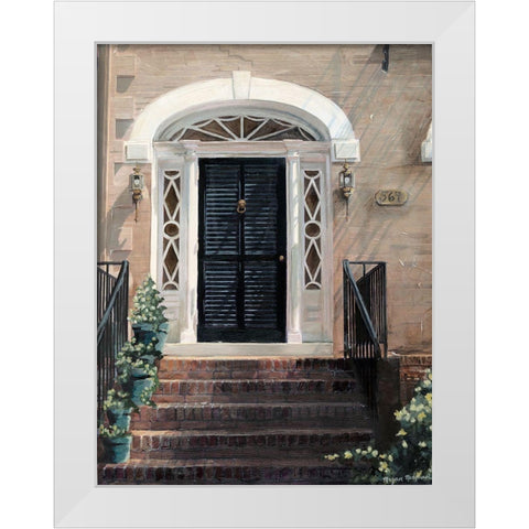 Robinson Street White Modern Wood Framed Art Print by Meagher, Megan