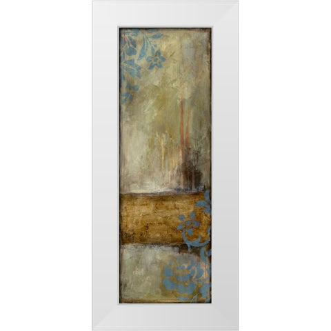 Patina I White Modern Wood Framed Art Print by Goldberger, Jennifer