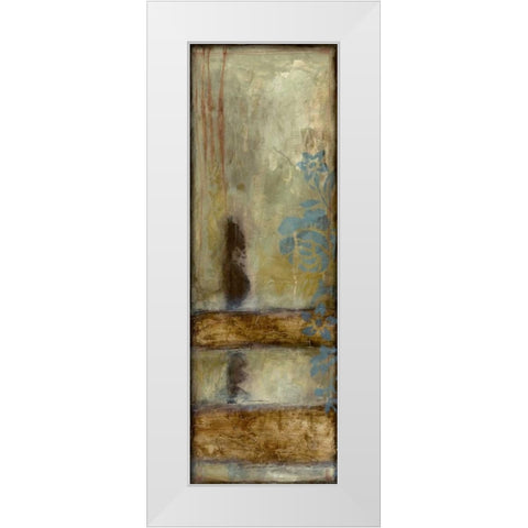 Patina II White Modern Wood Framed Art Print by Goldberger, Jennifer