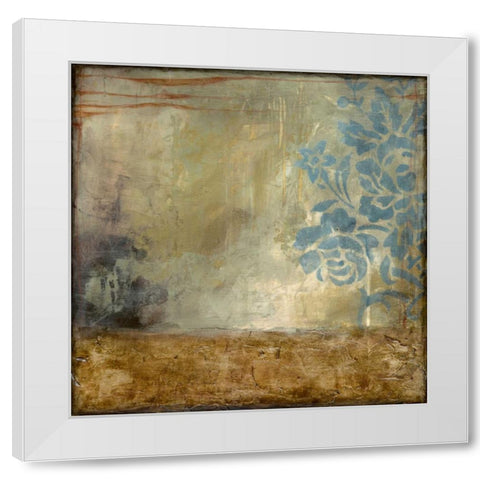 Patina IV White Modern Wood Framed Art Print by Goldberger, Jennifer