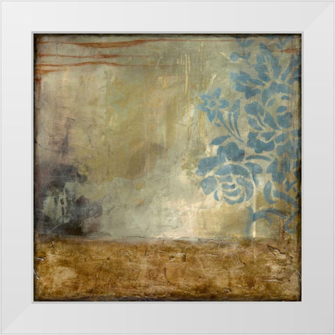 Patina IV White Modern Wood Framed Art Print by Goldberger, Jennifer