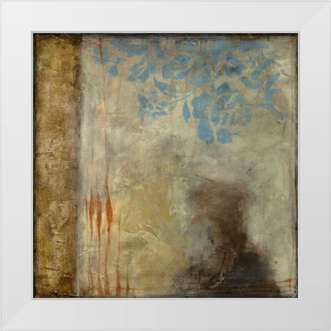 Patina VI White Modern Wood Framed Art Print by Goldberger, Jennifer