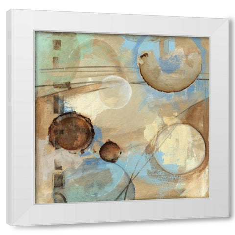Celestial Study I White Modern Wood Framed Art Print by Meagher, Megan