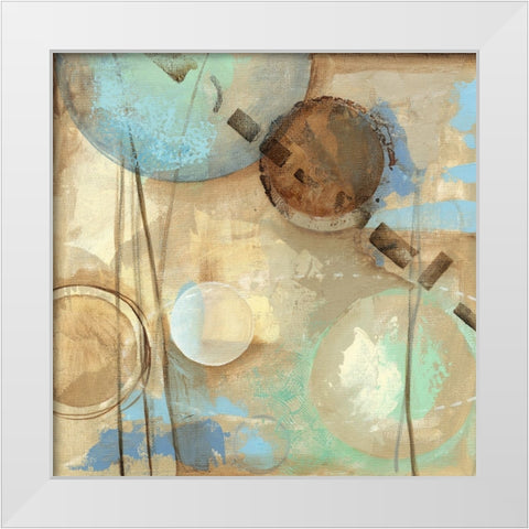 Celestial Study II White Modern Wood Framed Art Print by Meagher, Megan