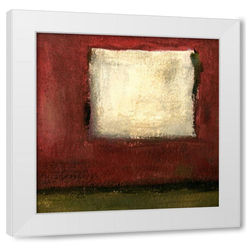 Infinite Tone III White Modern Wood Framed Art Print by Zarris, Chariklia