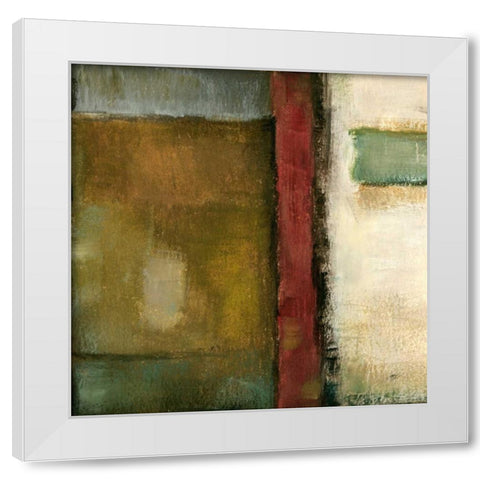 Infinite Tone IV White Modern Wood Framed Art Print by Zarris, Chariklia