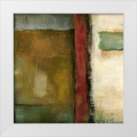 Infinite Tone IV White Modern Wood Framed Art Print by Zarris, Chariklia