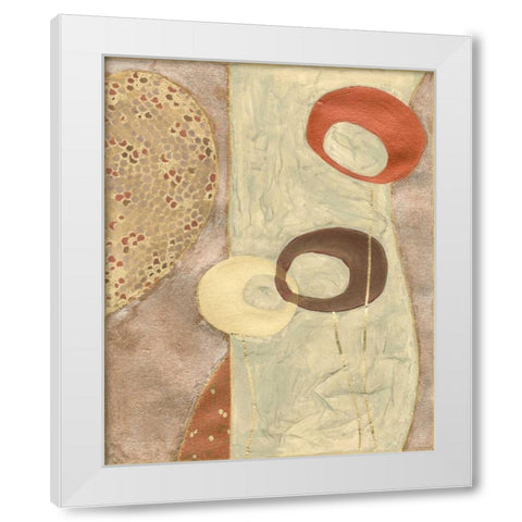 Alloy II White Modern Wood Framed Art Print by Vess, June Erica