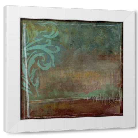 Lush Filigree II White Modern Wood Framed Art Print by Goldberger, Jennifer