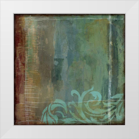 Lush Filigree IV White Modern Wood Framed Art Print by Goldberger, Jennifer