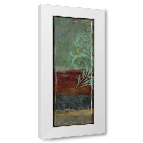 Lush Filigree VI White Modern Wood Framed Art Print by Goldberger, Jennifer