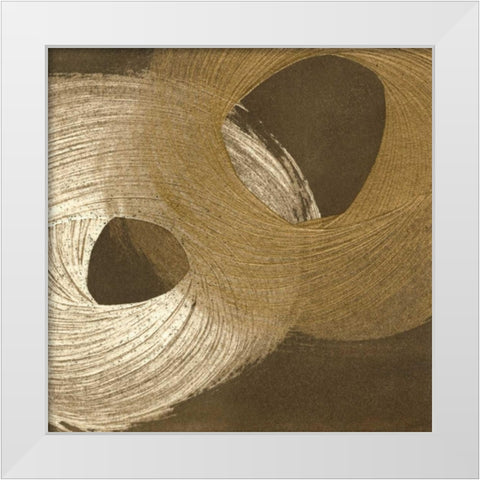 Revolution I White Modern Wood Framed Art Print by Meagher, Megan