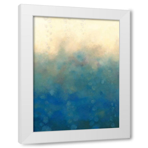 Sea and Sky I White Modern Wood Framed Art Print by Zarris, Chariklia