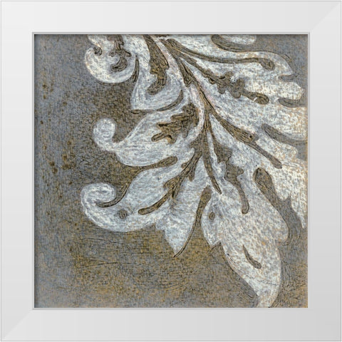 Rococo IV White Modern Wood Framed Art Print by Wyatt Jr., Norman