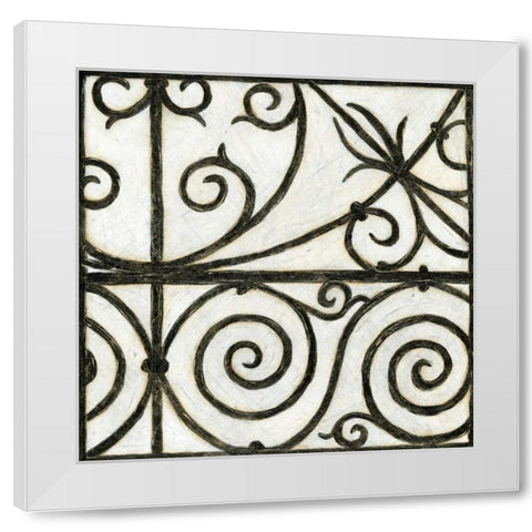Iron Gate IV White Modern Wood Framed Art Print by Meagher, Megan