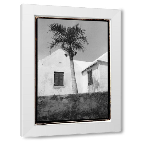 Bermuda Shade White Modern Wood Framed Art Print by DeNardo, Laura
