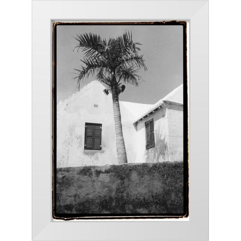 Bermuda Shade White Modern Wood Framed Art Print by DeNardo, Laura