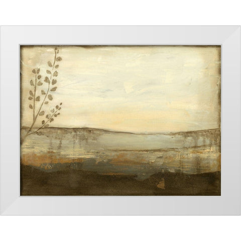 Horizon I White Modern Wood Framed Art Print by Goldberger, Jennifer