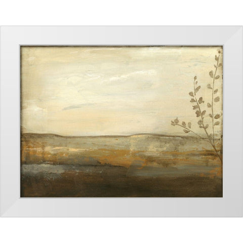 Horizon II White Modern Wood Framed Art Print by Goldberger, Jennifer